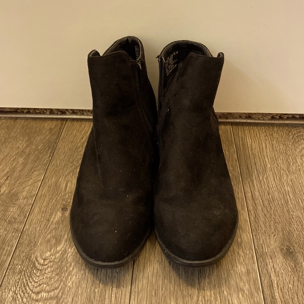 Suede Ankle Booties